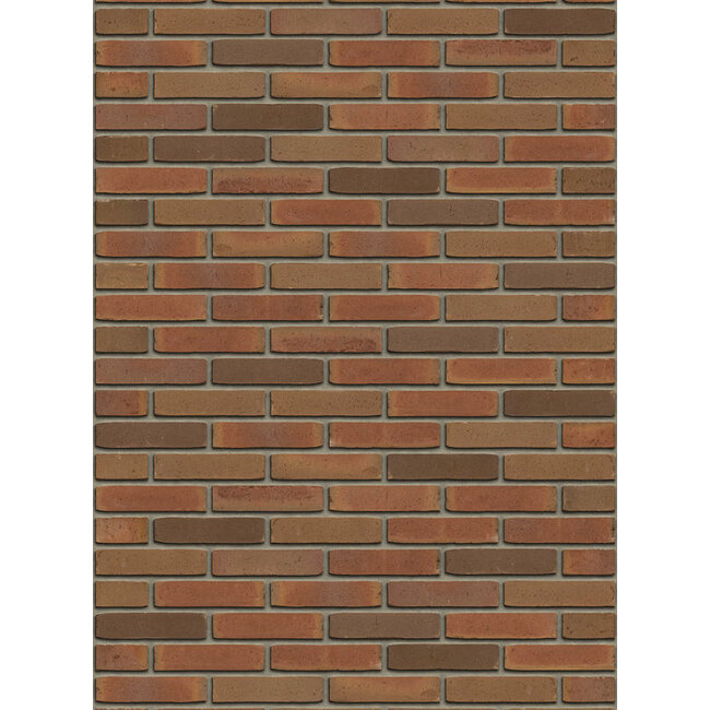 Roodpaars Redux baksteenstrip AQUA/WF 21x5 cm - per m²