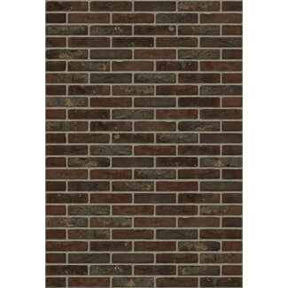 Dark Flame baksteenstrip HV/WF 21x5 cm Dark Flame baksteenstrip HV/WF 21x5 cm