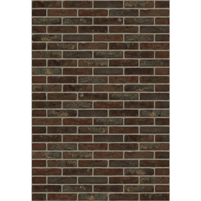 Dark Flame baksteenstrip HV/WF 21x5 cm - per m²