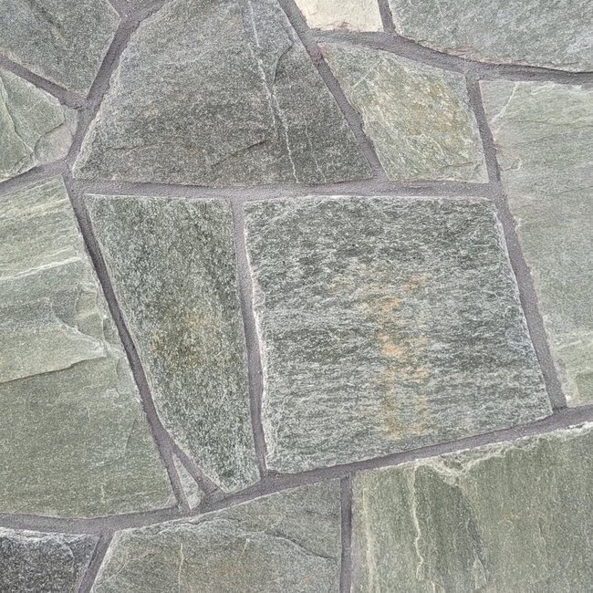 Flagstone Gneis groen - 1-3 cm - per m²