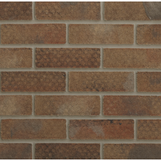 Elastistone Minerale steenstrip bruin WF 21x5 cm