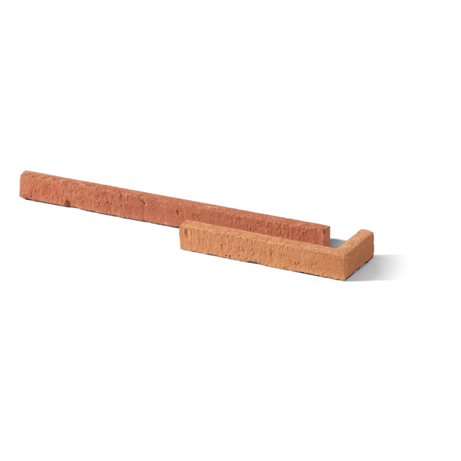 Langformaat steenstrip Brownred LF 50x4 cm