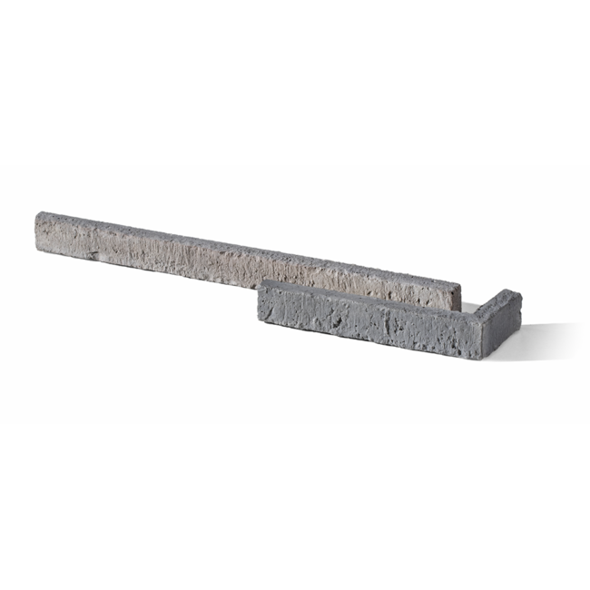 Langformaat steenstrip Anthracite LF 50x4 cm