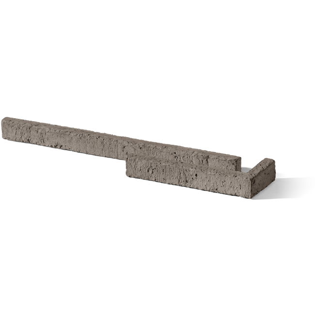 Langformaat steenstrip Gray brown LF 50x4 cm