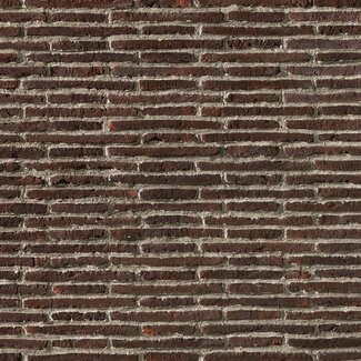 Langformaat steenstrip Antique Dark brown LF 40x4 cm