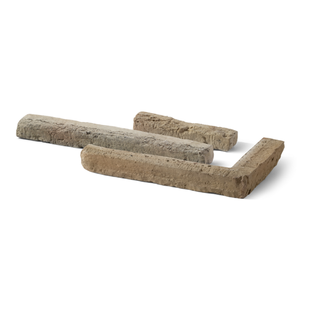 Langformaat steenstrip Antique Bronze LF 40x4 cm