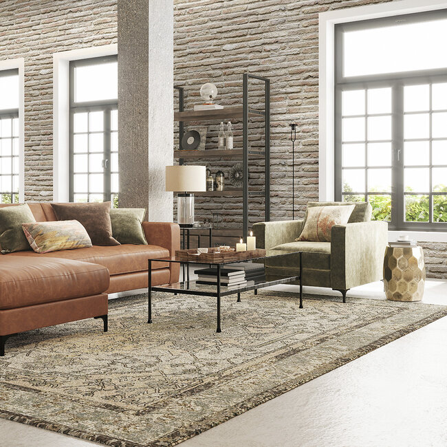 Langformaat steenstrip Antique Bronze LF 40x4 cm