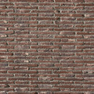 Langformaat steenstrip Antique Red Purple LF 40x4 cm