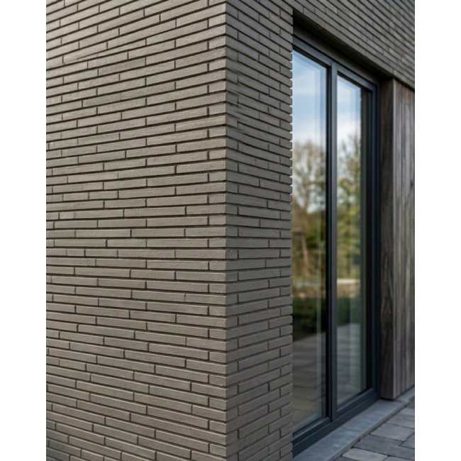 Langformaat steenstrip Gray brown LF 50x4 cm