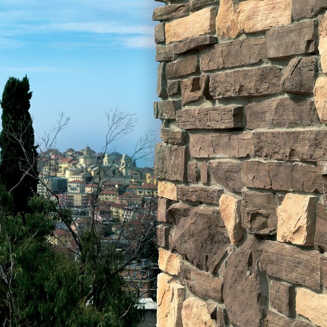 Biopetra® Natuursteenstrip Cortina Tabacco - per m²