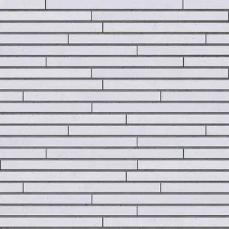 GeoStylistix Langformaat GeoStylistix steenstrip Crispy White LF 59,5x4 cm
