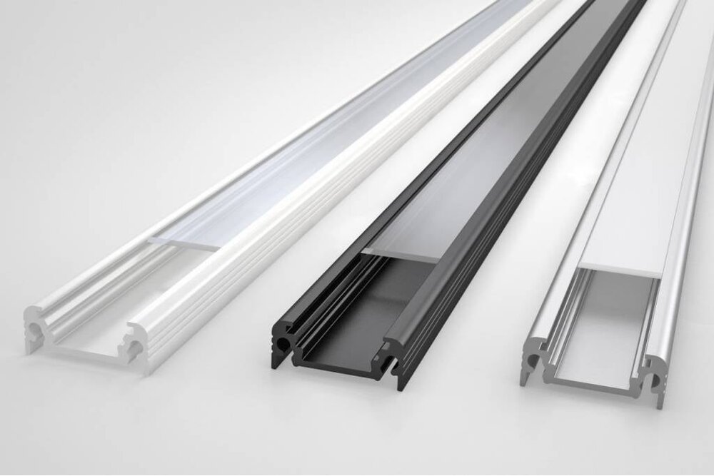 FLUID 10mm Led Profil Aufputz 1m-2m