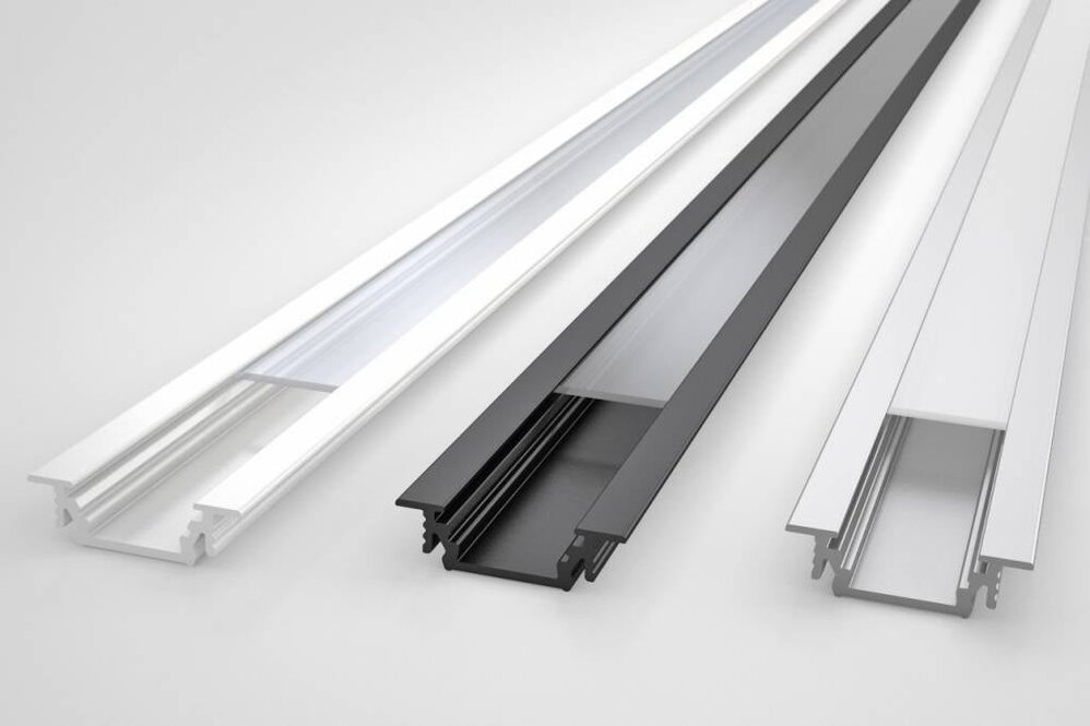 LINEA10 10mm Versenktes Led-Profil 1m-2m