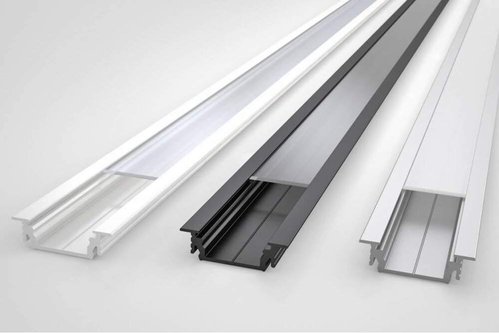 LINEA14 14mm Versenktes Led-Profil 1m-2m