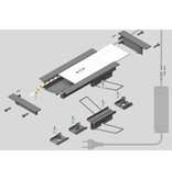 SMOOTH 10mm versenktes Led-Profil 1m-2m