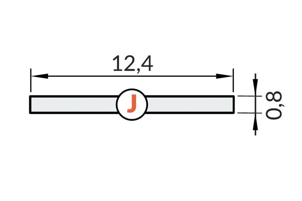 Abdeckung J Einschieben & Anklicken 1m-2m