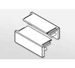 Endkappen STRETCHED, 2er-Satz, mit oder ohne Kabelloch