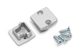 Endkappen STEPON12, Zweier-Set, mit oder ohne Kabelloch