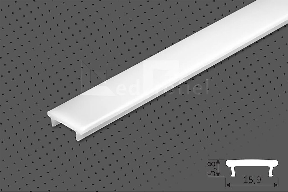 Abdeckung TYP `K` ClickOn für STEPON LED Profil 1m oder 2m Länge