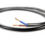 Rundes Installationskabel 15AWG zweiadriges Kupfer, Cu 2x1,5 mm2