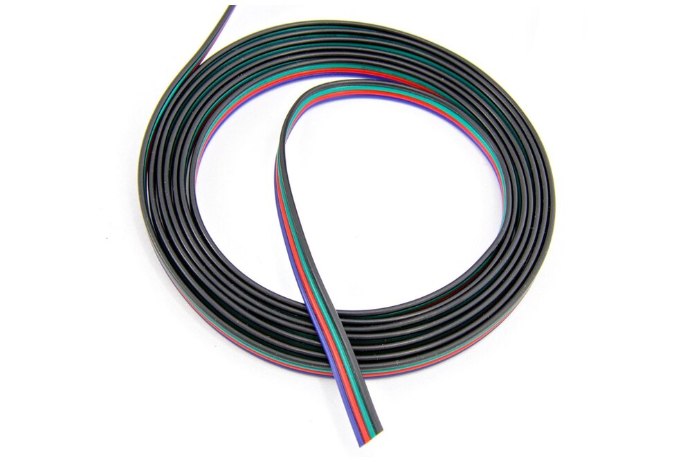 RGB-Flachkabel für RGB-LED-Streifen pro Laufmeter