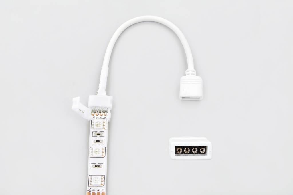 RGB-LED-Streifen lötfreier Verbinder mit 4-Pin-Stecker