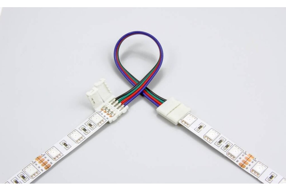 Flexibler lötfreier Verbinder für RGB-LED-Streifen, 15cm
