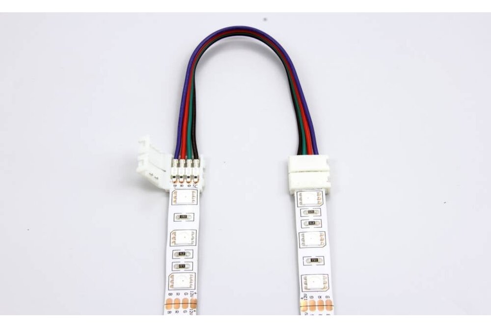 Flexibler lötfreier Verbinder für RGB-LED-Streifen, 15cm