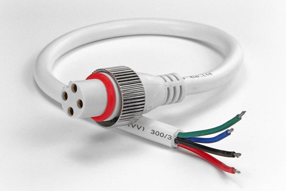 RGB Pigtail 4-polig wasserdicht IP68