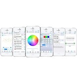 LED Magical Wi-Fi RGB-Controller mit personalisierten Farbschemata! Steuerung mit App auf Smartphone oder Tablet