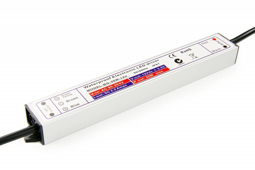 Wasserdichtes Netzteil DC 12V 30Watt 2,5Amp