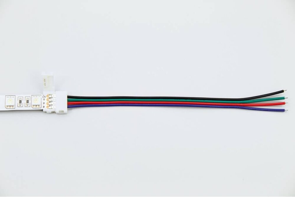 RGB-LED-Streifen lötfreier Pigtail 15cm