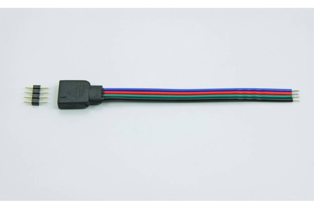 4-poliger LED-Streifen RGB-Stecker, 10cm
