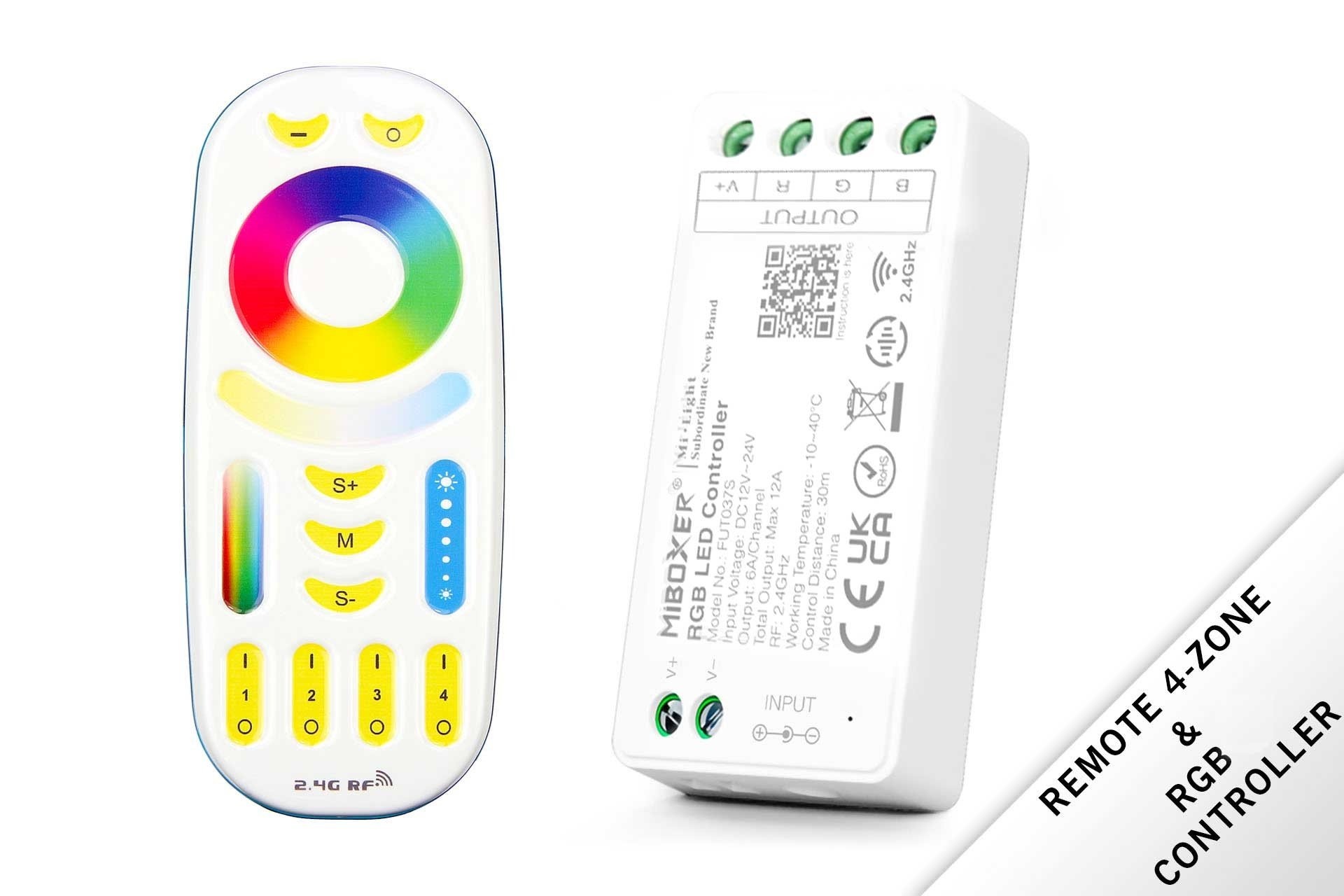MiLight MiLight RF RGB Led-Streifen-Controller mit RF-Fernbedienung 10A