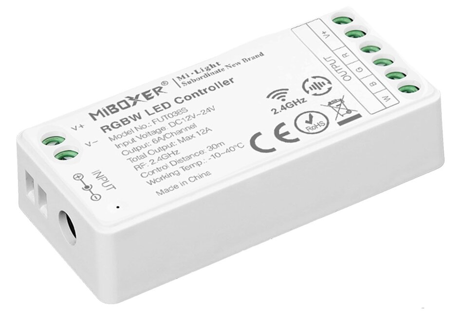 MiLight MiLight RF RGBW LED-Streifen-Controller mit RF-Fernbedienung 12A