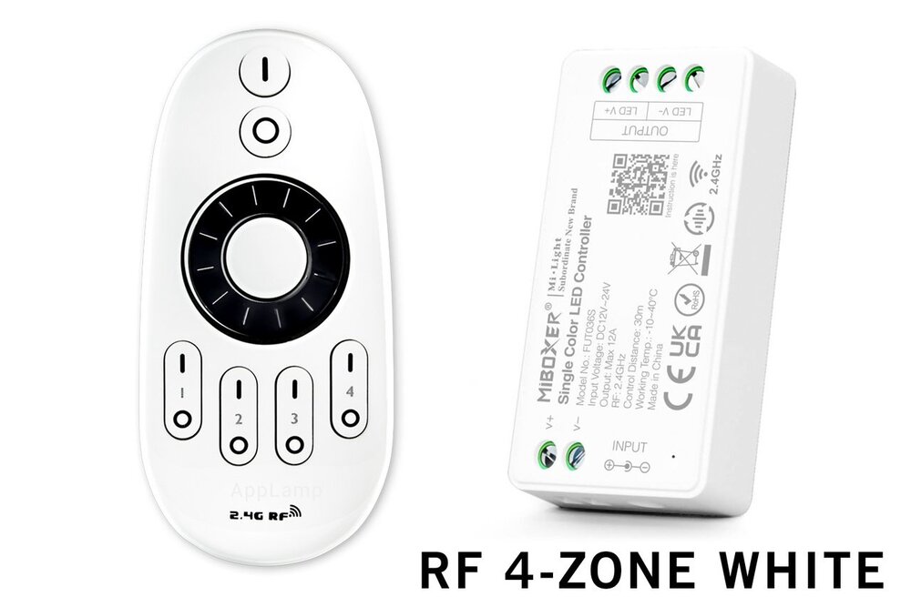 MiLight RF LED-Streifen-Dimmer-Controller mit RF-Fernbedienung 12A