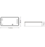 MiLight RF LED-Streifen-Dimmer-Controller mit RF-Fernbedienung 12A