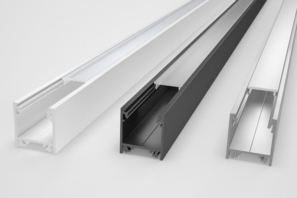 NOVA 20mm Aufbau-Led-Profil 1m-2m