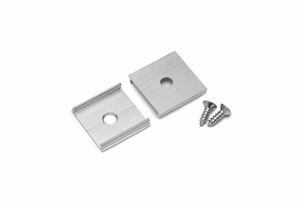 Halter Typ `T` Aluminium massiv