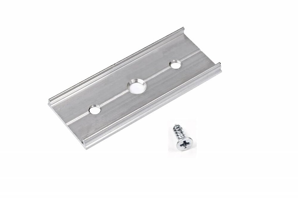 Verbindungsplatte Typ `T` Massiv-Aluminium