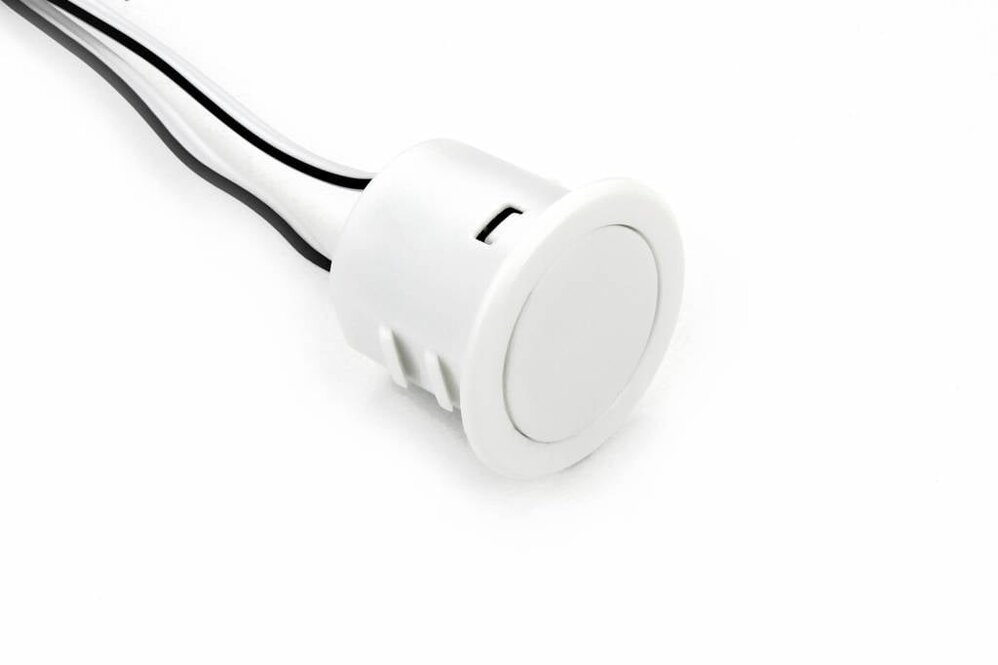 Runder Unterputz-Touch-LED-Dimmer weiß - 12 bis 24V, 4A