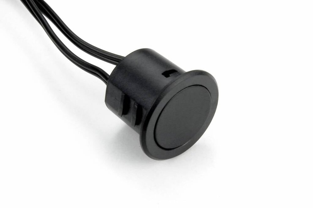 Runder Unterputz-Touch-LED-Dimmer - Schwarz, 12V-24V