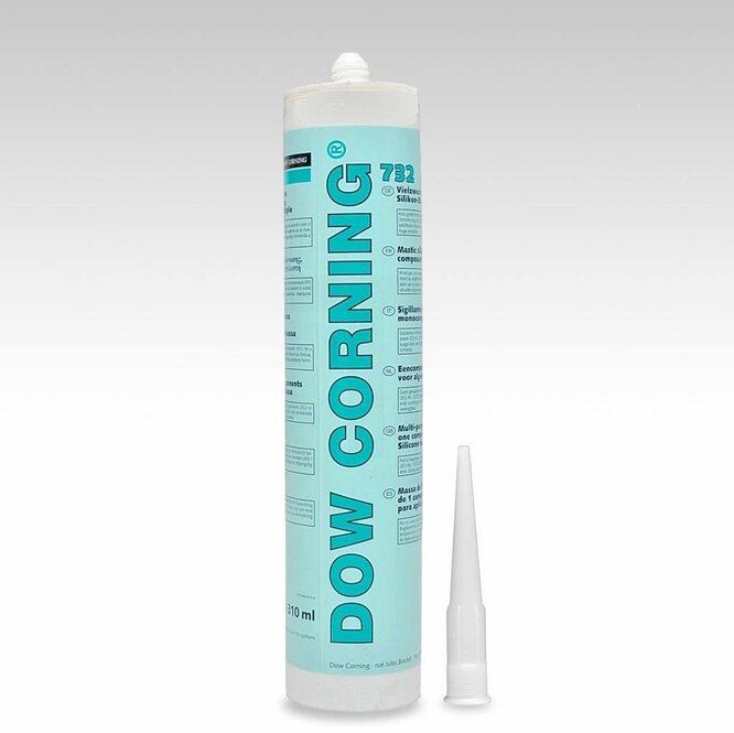 Dow Corning 732 310ml Dichtstoffkartusche DOW CORNING 732 transp. Verklebung IP68 Silikon LED Streifen