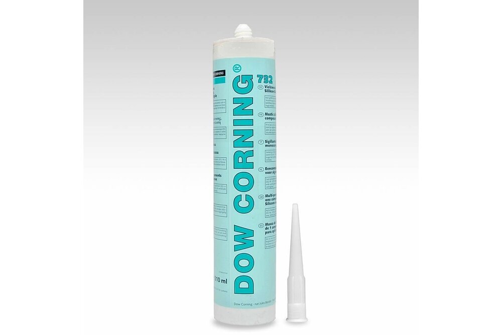 Dow Corning 732 310ml Dichtstoffkartusche DOW CORNING 732 transp. Verklebung IP68 Silikon LED Streifen