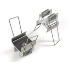 Halter Typ U7-Klemmfeder, zwei Stück