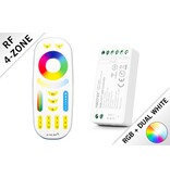 MiLight RF RGB Colour+Dual White (CT) Controller *Neu* mit RF-Fernbedienung | 12-24 Volt 12A