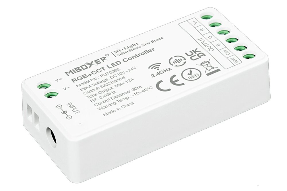 MiLight RF RGB Farbe+Dual Weiß (CT) Controller Mi-Light 12A 12-24V