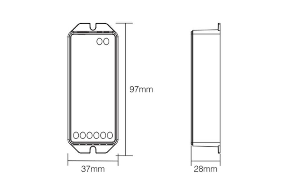MiLight RF RGBW 1-Zonen-Controller *Neu* mit RF-Fernbedienung 15 Amp