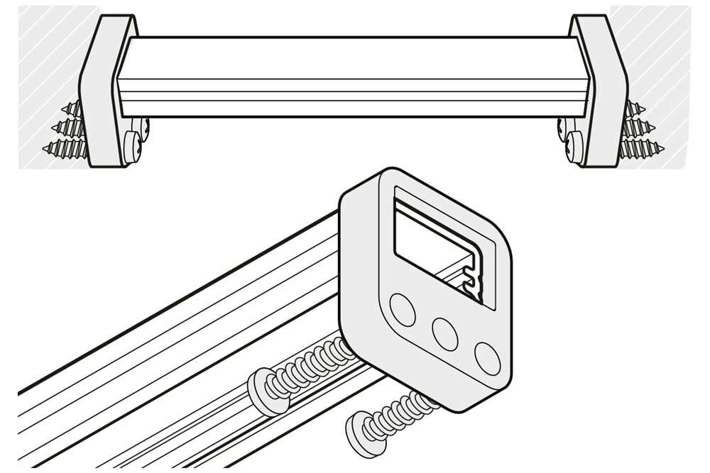 Contour Wandhalterungsset