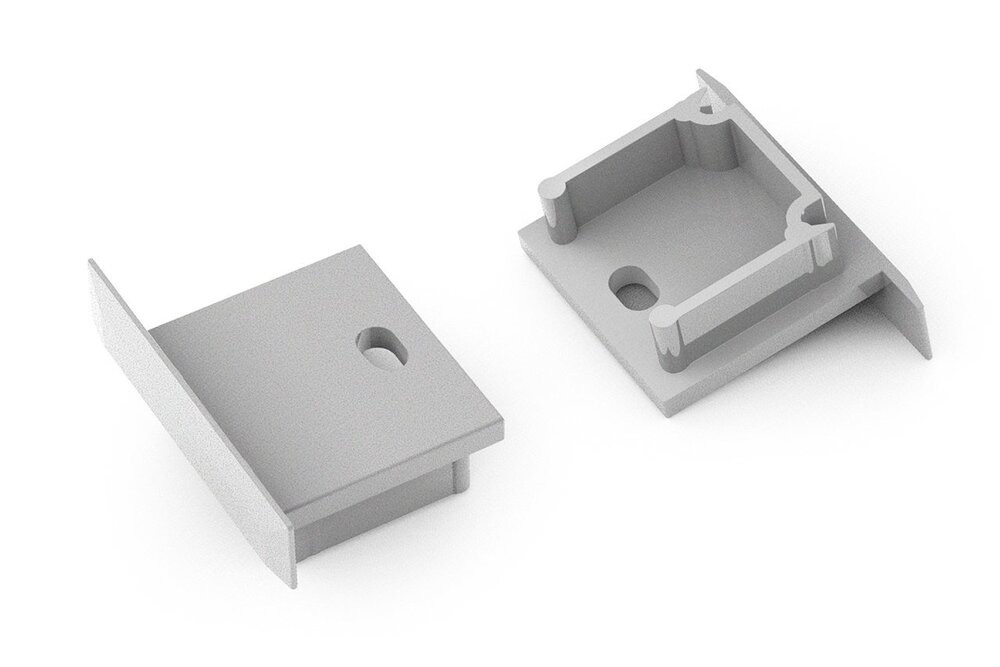 Endkappen NOVA16 RS Deckel B und C3, Satz mit zwei Teilen